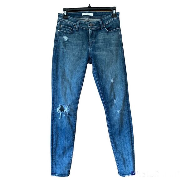 Fidelity Denim Denim - Fidelity Denim Mila Mid-Rise Ankle Skinny Jeans Blue Size 26